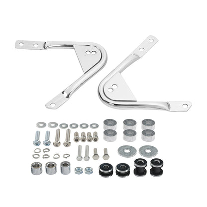 2x Luggage Rack Rear Docking Hardware Kit for Harley Electra Glide (97-08)