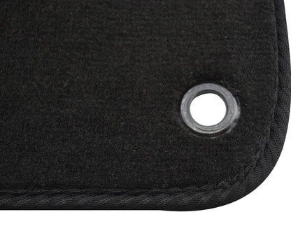 Black Tailored Floor Mats for Honda S2000 with Red Logo (2000-2009)