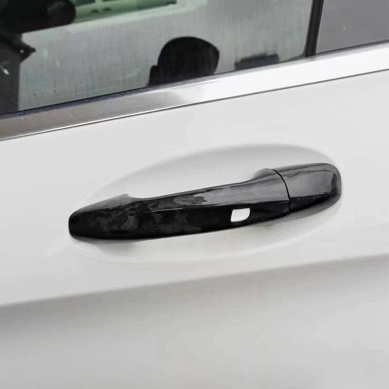 Forging Carbon Fiber Exterior Door Hand Cover fits Benz W205 C Class E GLE GLC