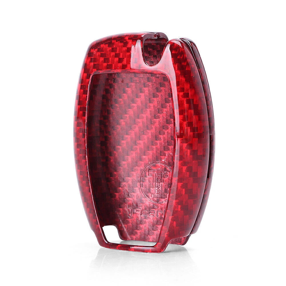 Smart Key Fob Shell Cover Case for Mercedes Benz Carbon Fiber (2010-2023)