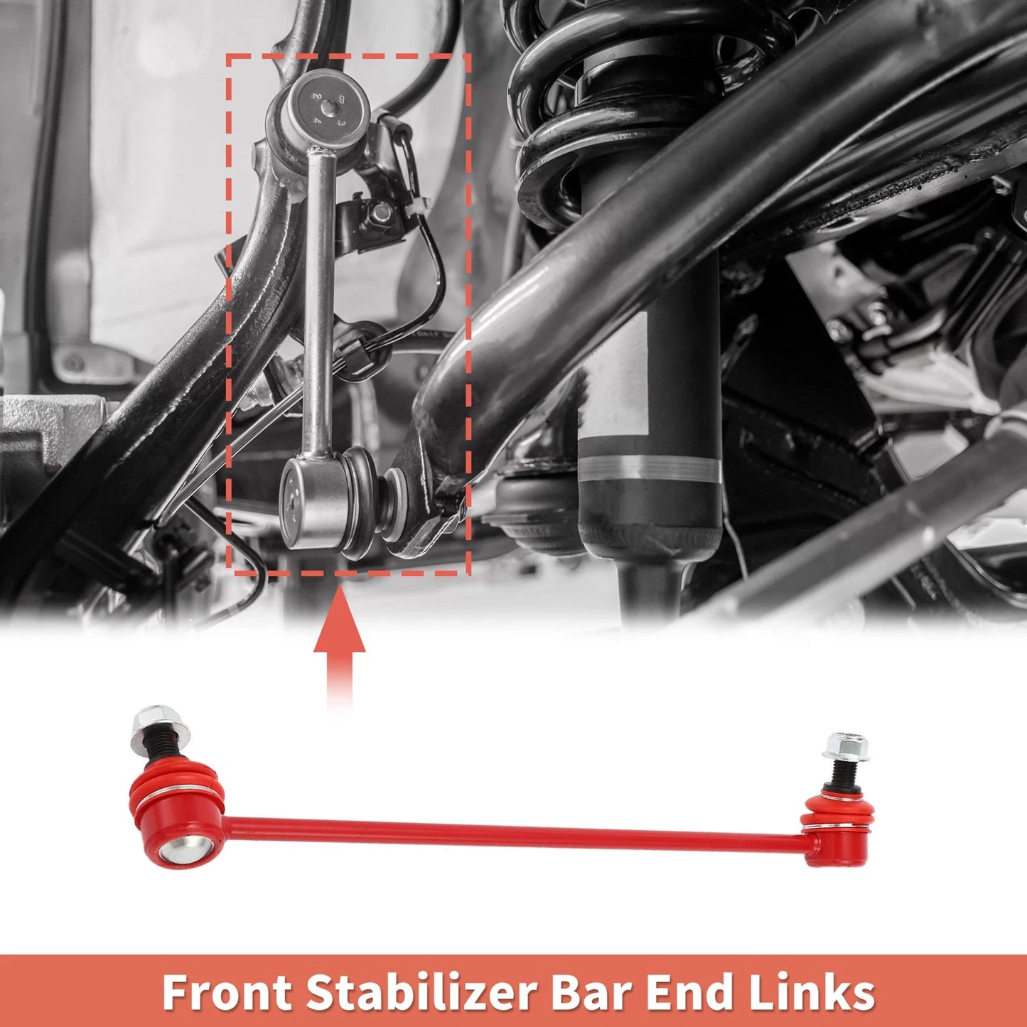 Front Sway Bar Links Stabilizer Link Kit for Acura TLX / Honda Accord