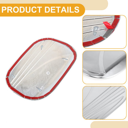 Fuel Tank Door Cap for Hyundai Tucson 2019-2020 Chrome Silver Tone