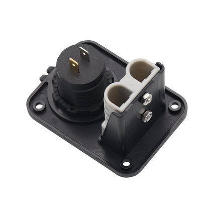 USB + Type C Power Socket Flush Mount for Anderson Plug Camper Boat Caravan