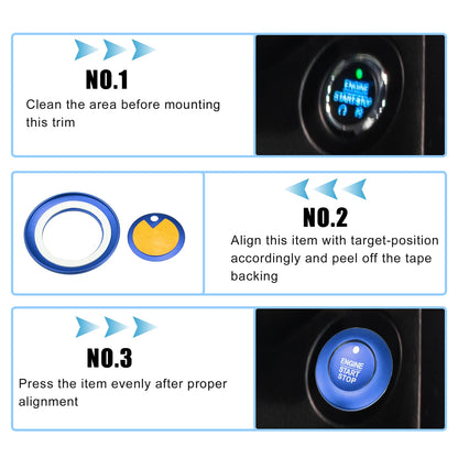 Engine Start Stop Button Cover for Ford Explorer Hybrid (2020-2023)