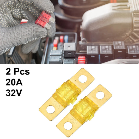 2 x AMI 20A 32V Fuses for Car Truck Motorcycle Boat Audio CD
