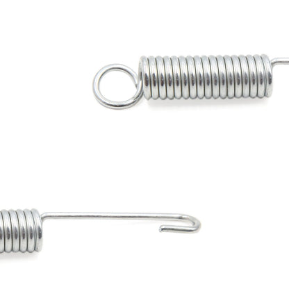 2 x Silver Tone Motorcycle Foot Kickstand Side Stand Springs for Honda CG125