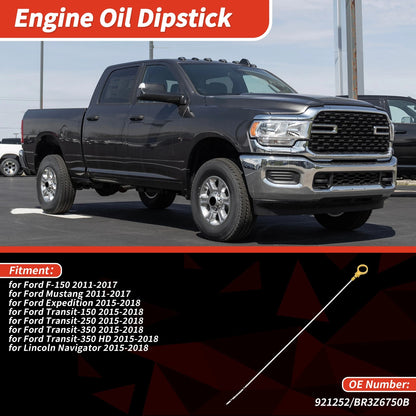 Oil Dipstick for Ford F-150 (2011-2017) Yellow 1 Pc