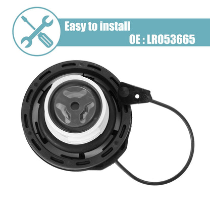 Black Engine Oil Fuel Tank Cap Cover for Land Rover (2005-2013)