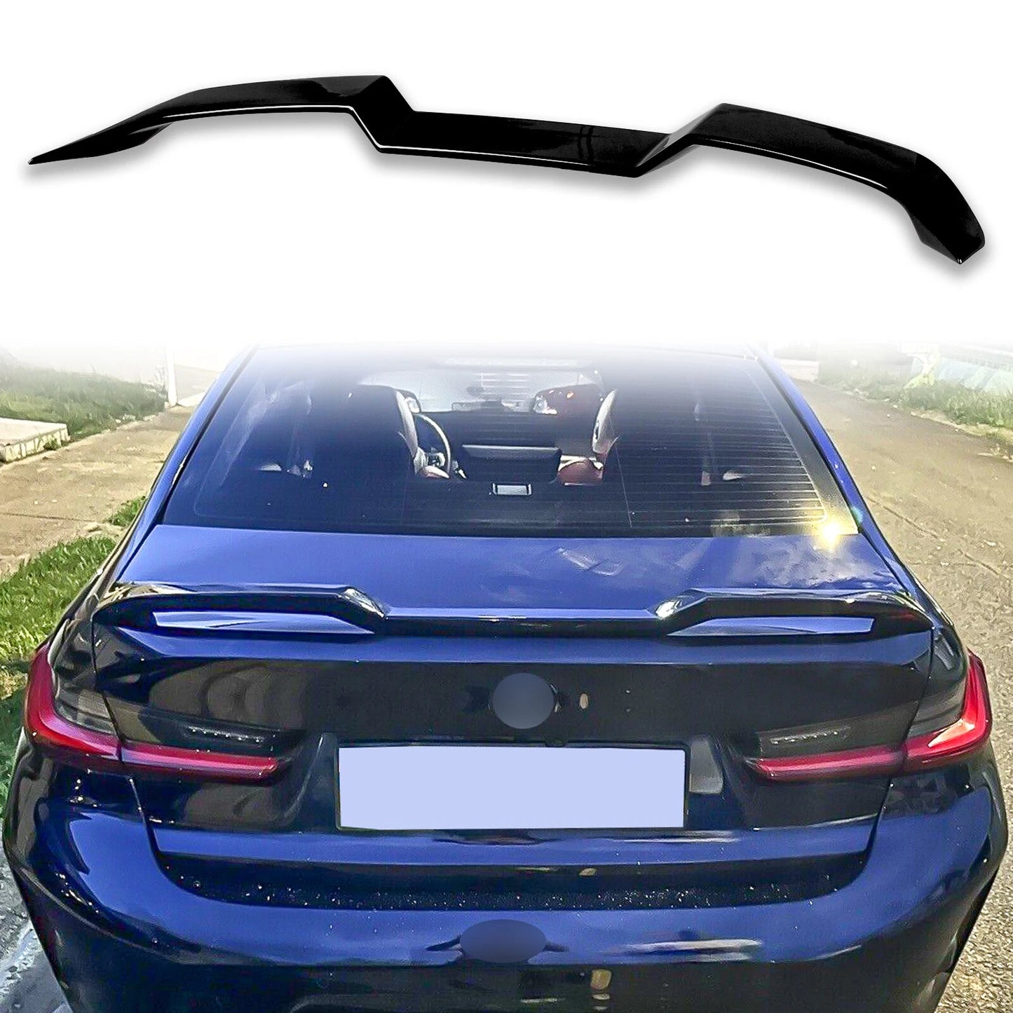 ABS Boot Spoiler for BMW G20 M3 G80 G22 Black Sapphire (2019-2023)