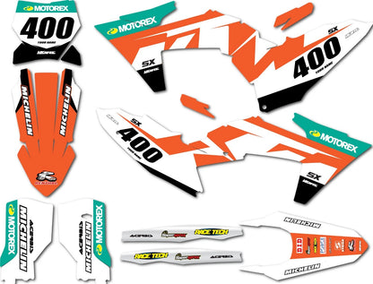Custom Graphics Full Kit RECKLESS STYLE Stickers for KTM SX (2023)