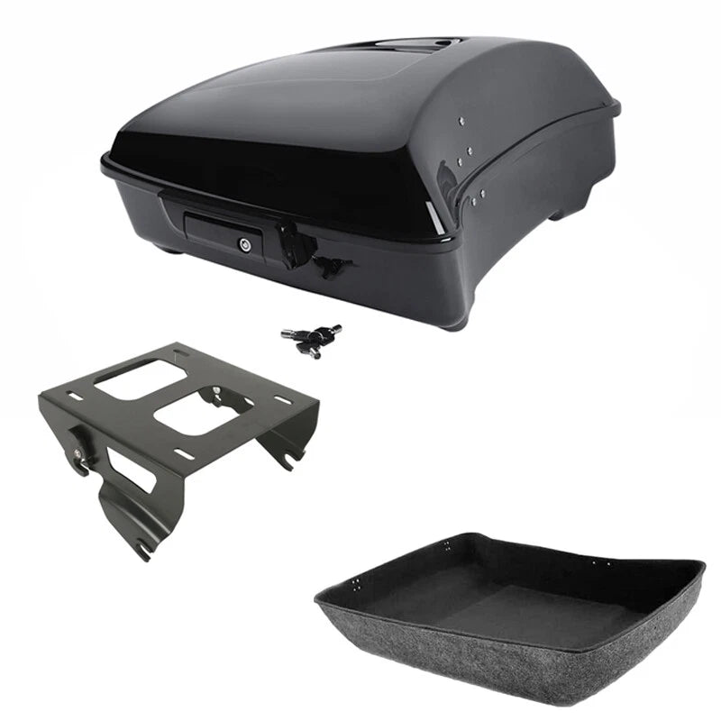 Chopped Trunk Solo Mount Rack for Harley Touring Road Glide (2014-2025)