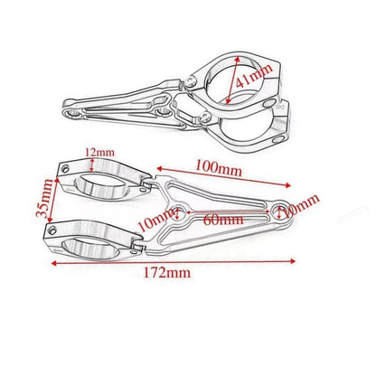 39-41mm CNC Headlight Bracket for Harley