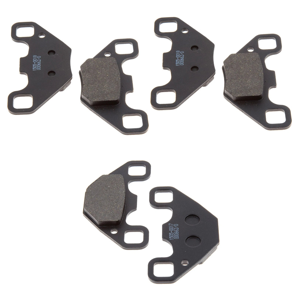 2x Front & Rear Semi-Metallic Brake Pads for Polaris RZR 170 (2009–2016)