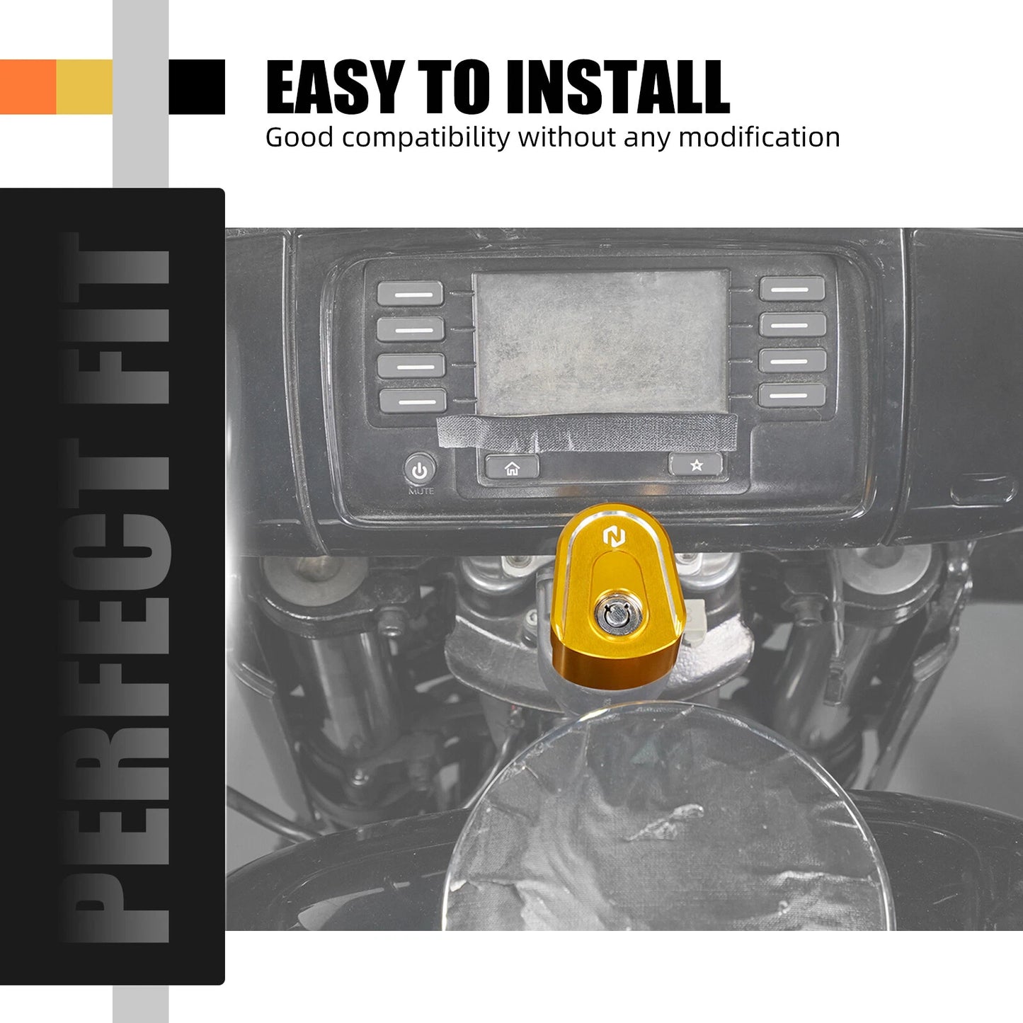 Ignition Switch Panel Trim Cover for Harley Electra Glide (2009-2023)