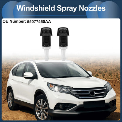 Washer Nozzle With Fluid Hose for Dodge Grand 1 Set