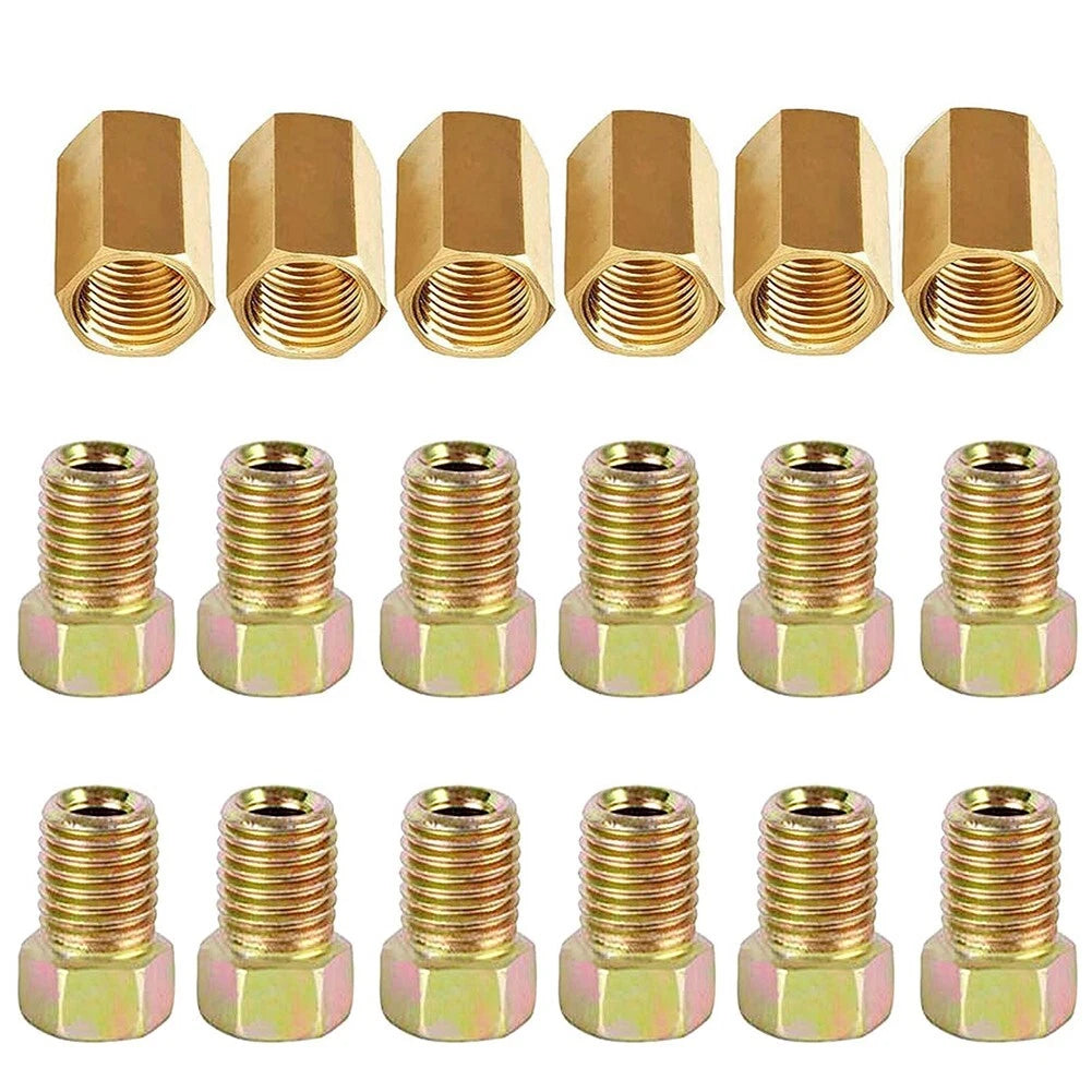 18pc Brass Brake Line Fittings Assortment Easy to Use Superior Performance