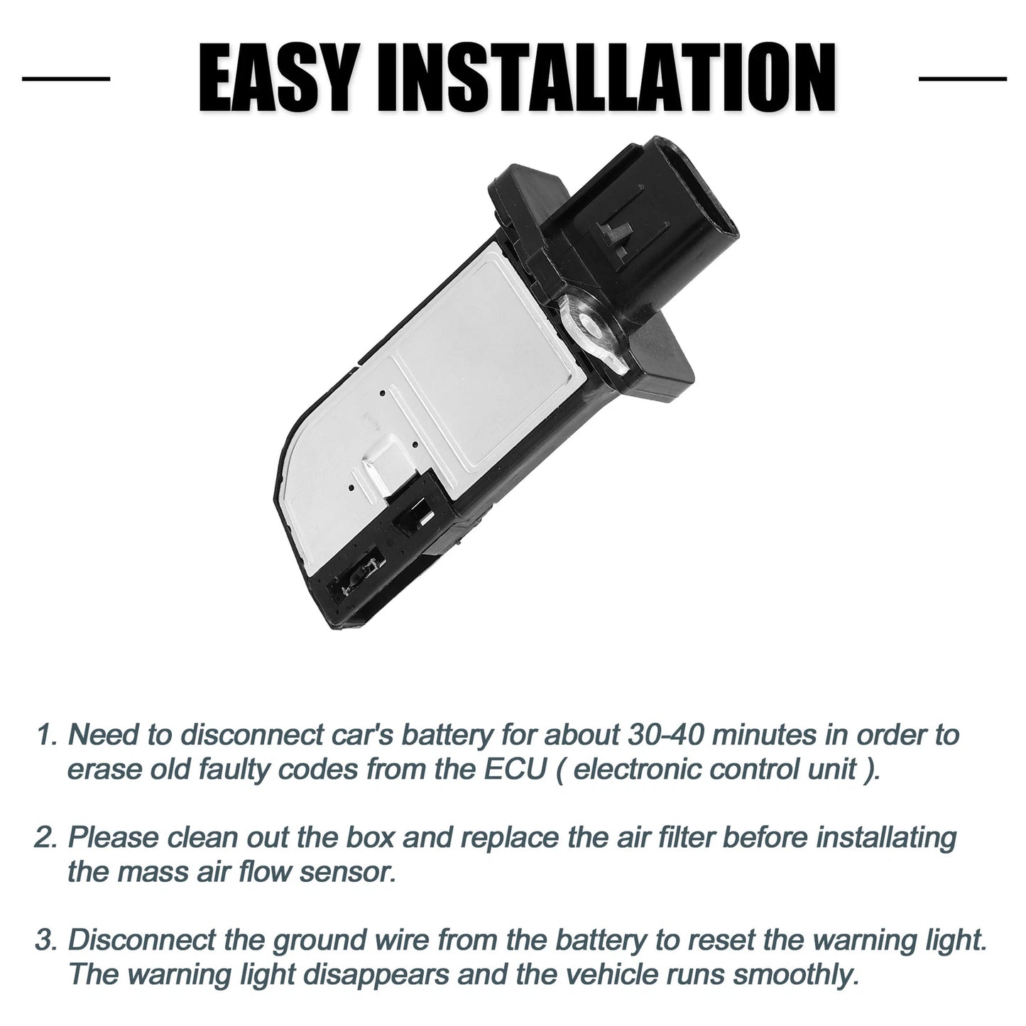 Mass Air Flow Sensor for Ford Fiesta ST180 MK7 (2013-2017)