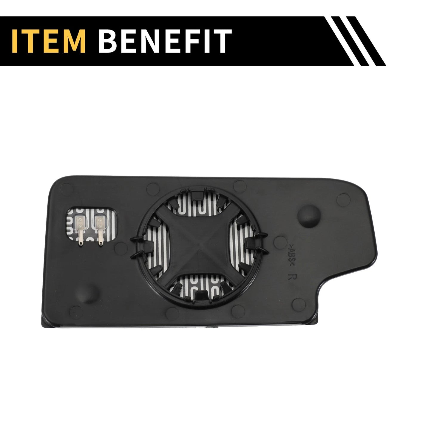 Heated Right Side Mirror Glass Replacement for Chevrolet Silverado 2500/3500 HD