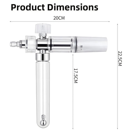 Foam Spray Bottle 30ml for High Pressure Washer with 14 Inch Quick Connector