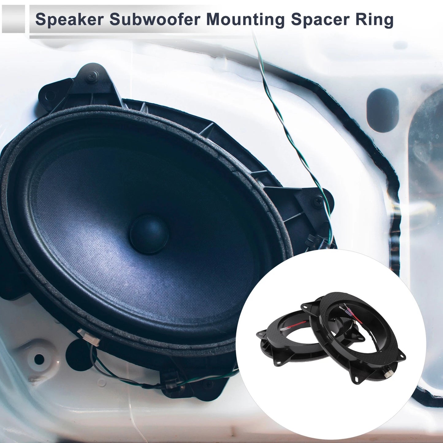 Speaker Spacer Adapter 6x9" to 6.5" for Toyota   Set