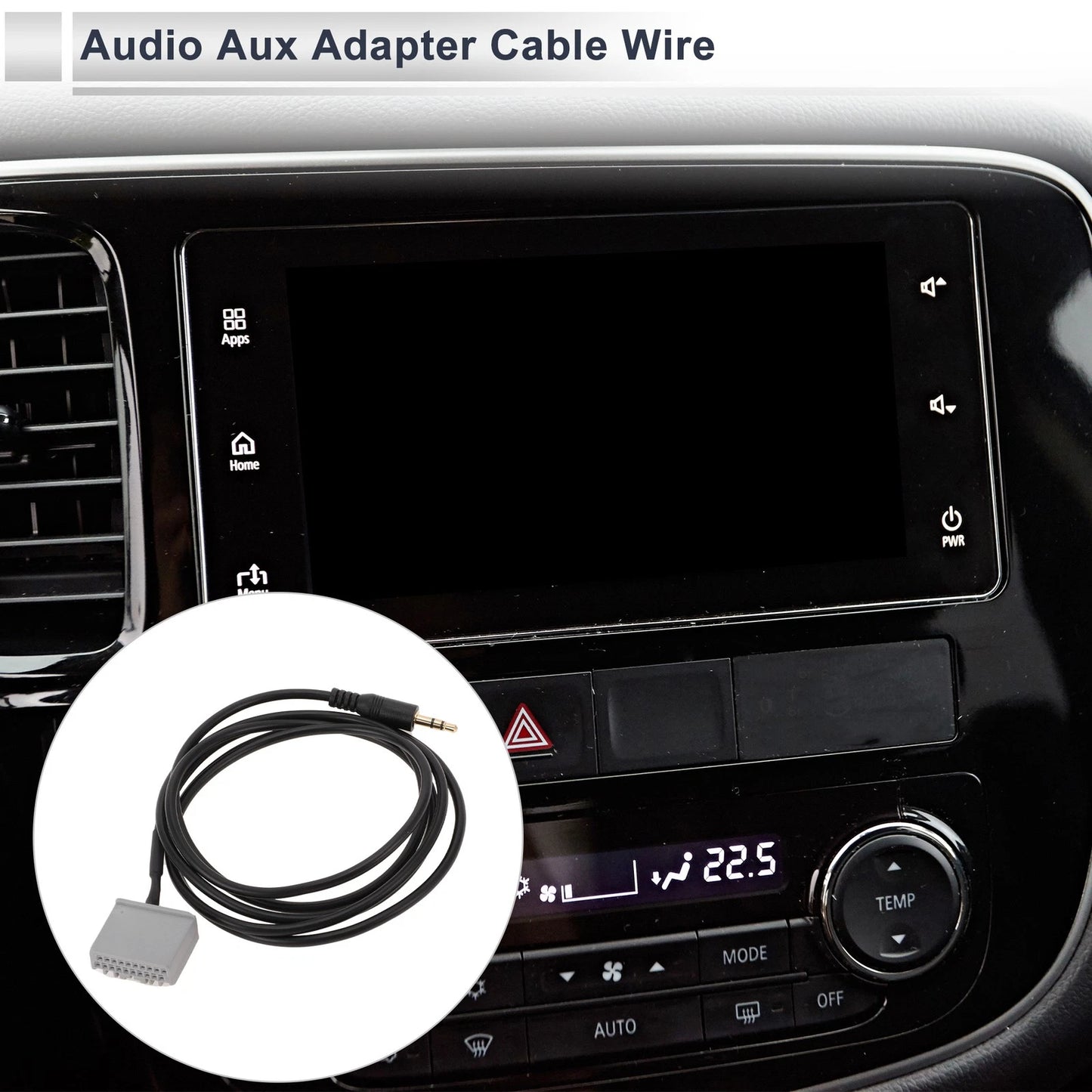 Audio Aux Adapter Cable for Honda Car Stereo