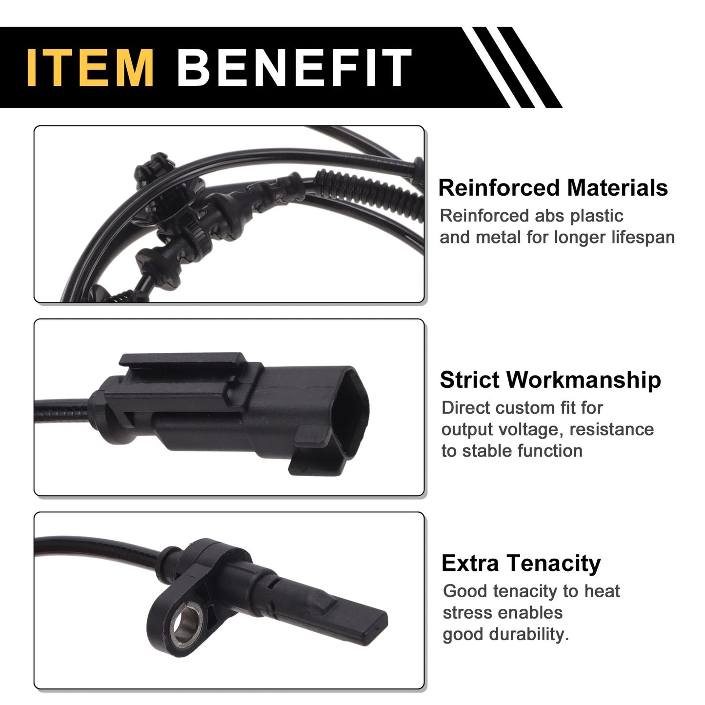 ABS Wheel Speed Sensor for Chevrolet Volt (2016-2019) Front Left Right