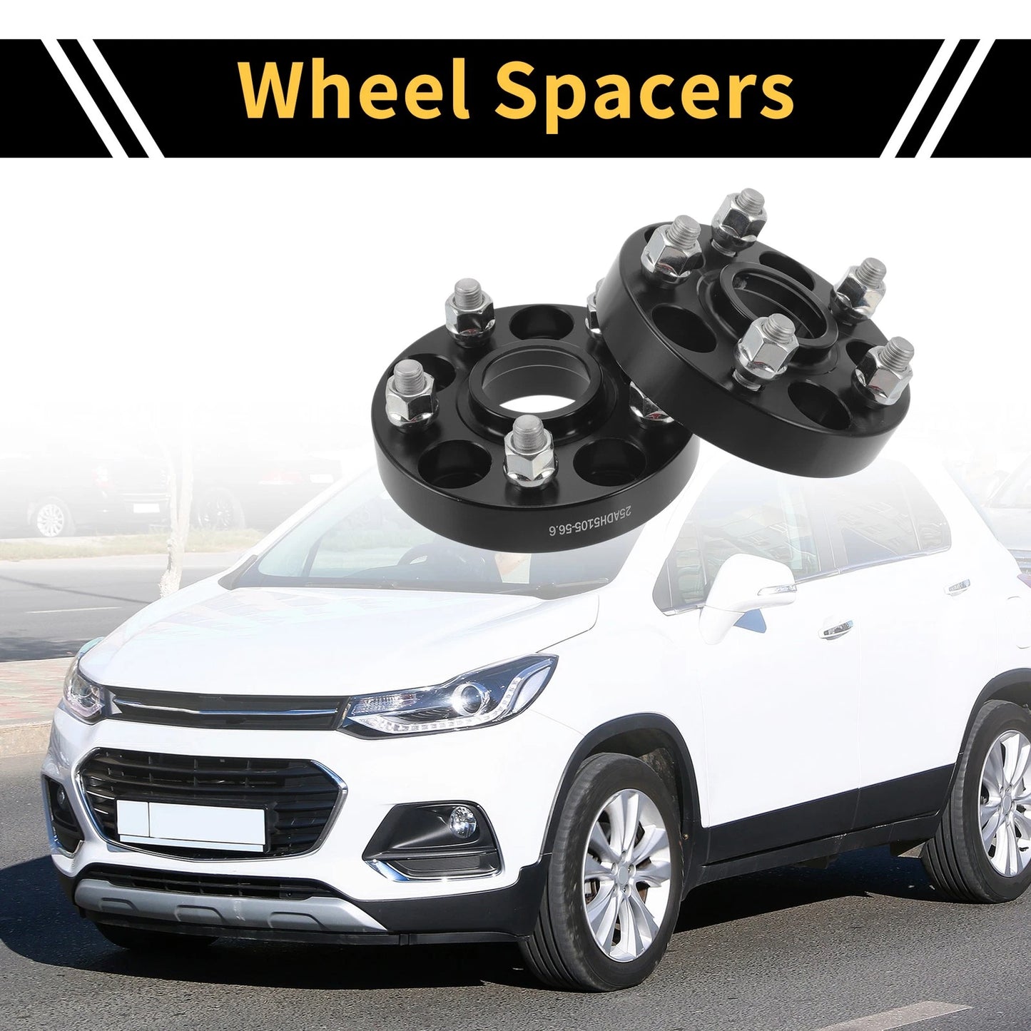 Wheel Spacers 5x105mm / 2.23in M12x1.5 for Chevrolet Trax (2013-2020)