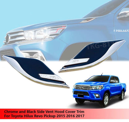Hood Garnish Side Vent Cover for Toyota Hilux 1kd(2015-2017)