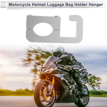 Arc Double Hook Hanging Hexagon Wrench Gasket 1 Set Silver Tone for Motorcycle