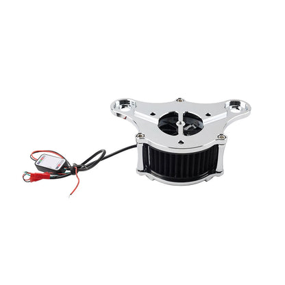 Chrome Air Filter Cleaner for Harley Touring Street Glide (2008-2016)