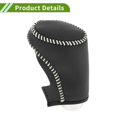 1 Pc Gear Shift Knob Cover for Chevrolet Malibu (2016-2020) Black Beige
