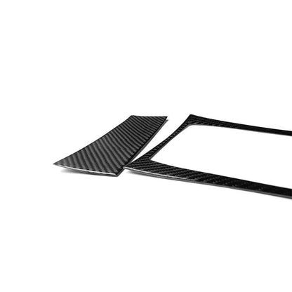 Carbon Fiber Center Console Gear Shift Cover Trim For Benz C-Class W204 07-13