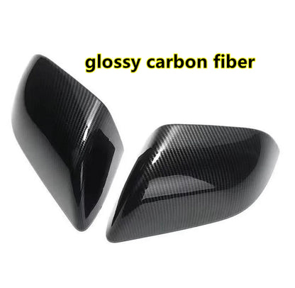 2 x Side Mirror Rear View Cover Cap Decor for Tesla Model 3+ (2024–2024)