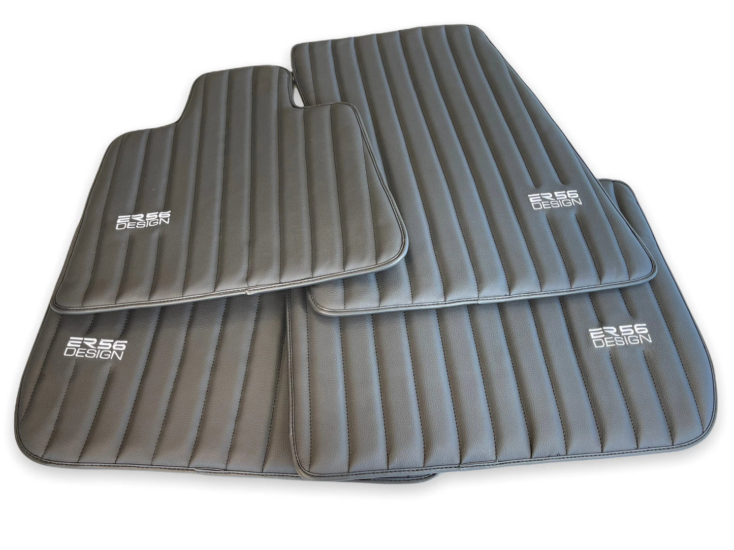 Tailored Floor Mats for All BMW Models with Leather ER56 Design (1990-2022)