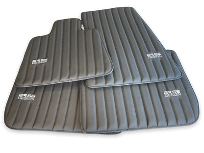Tailored Floor Mats for All BMW Models with Leather ER56 Design (1990-2022)