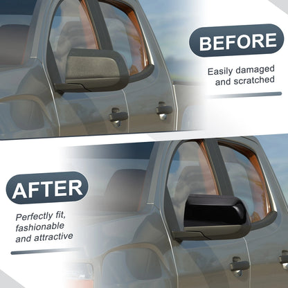 Left Side Rearview Mirror Cap Gloss Black for CHEVROLET COLORADO