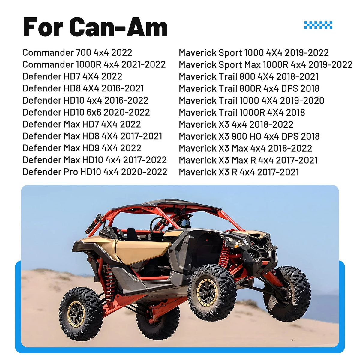 One Way Clutch Bearing Kit & Seal for Can-Am Maverick X3 (2017–2022)