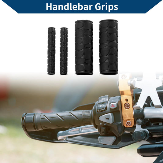 1 x Hand Grips Cover for Motorcycle Rubber Black