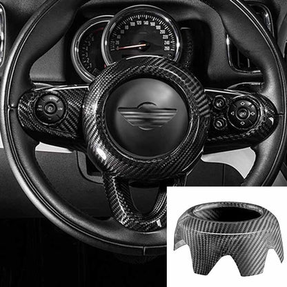 100%Carbon Fiber Steering Wheel Center Trim for Mini Cooper F54 F55 F56 F57 F60