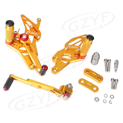 Adjustable Rearset Footrest Pegs for Suzuki GSXR1000 (2009-2016)