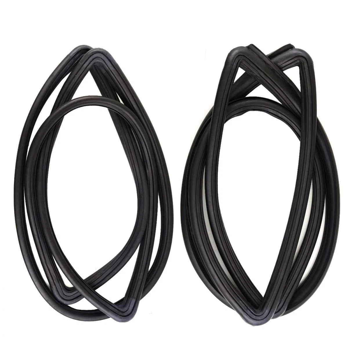 Weatherstrip Rubber F+R w Moulding Hole Fits Nissan Sentra Sunny B11 1981-85 D07