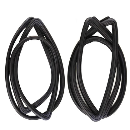 Weatherstrip Rubber F+R w Moulding Hole Fits Nissan Sentra Sunny B11 1981-85 D07