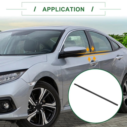 2 x Front Left Right Weatherstrip Window Seals for Honda Civic (2006-2011)