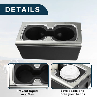 Cup Holder for GMC Sierra 1500 Instrument Panel Drink Holder Black