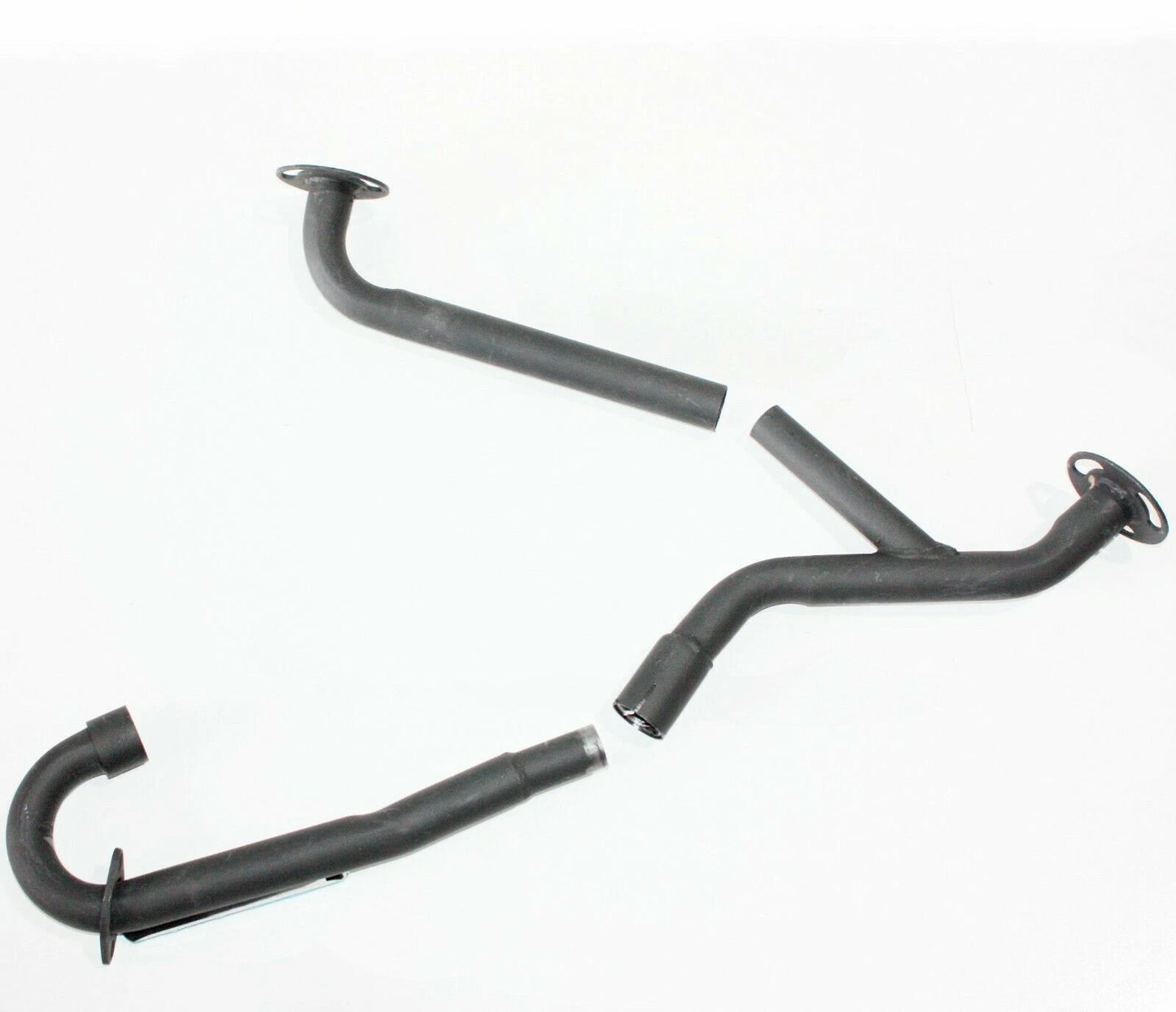 Blue Alloy Twin Exhaust Pipe Mufflers for 250cc Hummer Style ATV