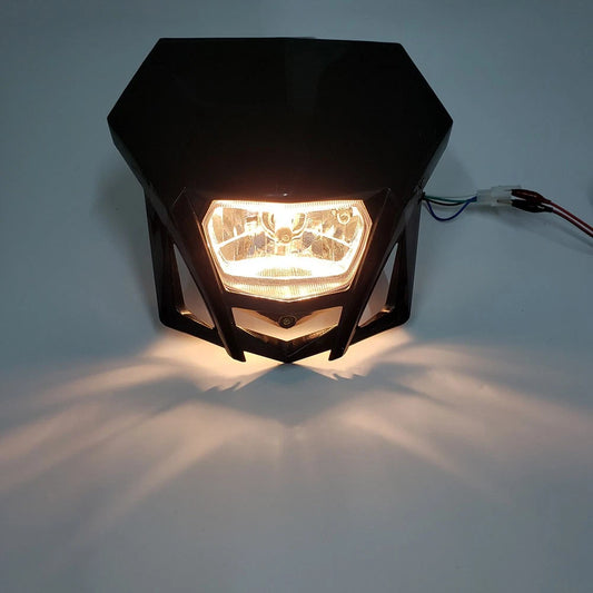 12V H4 Dirt Bike Headlight Fairing for Kawasaki KLX, Yamaha, Honda (2000-2023)