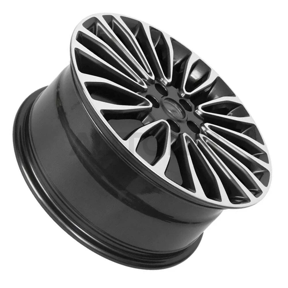 18x8 Rim Black & Machined Wheel for Ford Fusion (2017–2018)