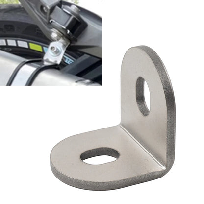 L-Shaped Mounting Exhaust Pipe Fixed Clamp for Motorcycle Universal