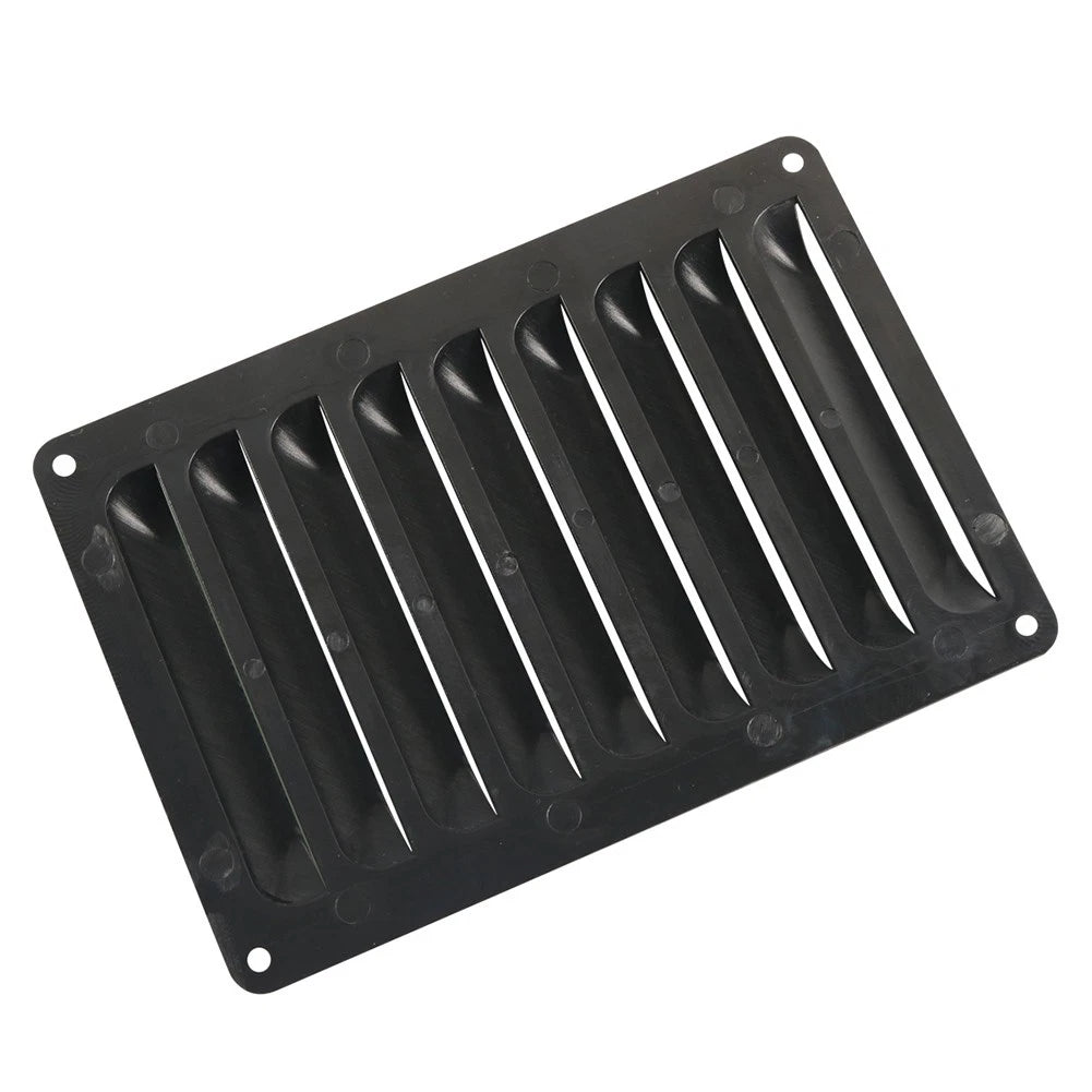 Air Vent Grill Cover for RV Bus - Black ABS Ventilation Grille Trim