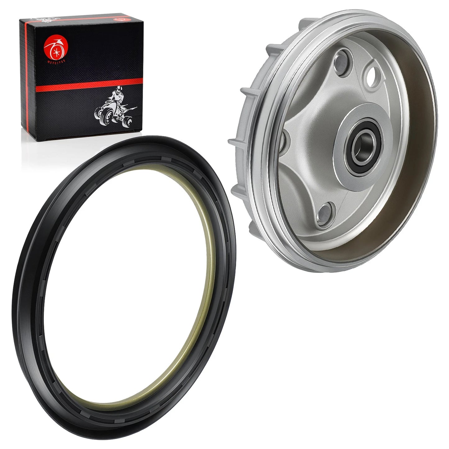 Front Brake Drum Hub for Honda Rancher TRX350TE TRX350TM (2000–2006)